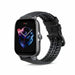 Bracelet silicone/cuir Amazfit GTS 3 (noir)