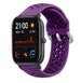 Bracelet silicone avec trous Xiaomi Amazfit GTS (violet)