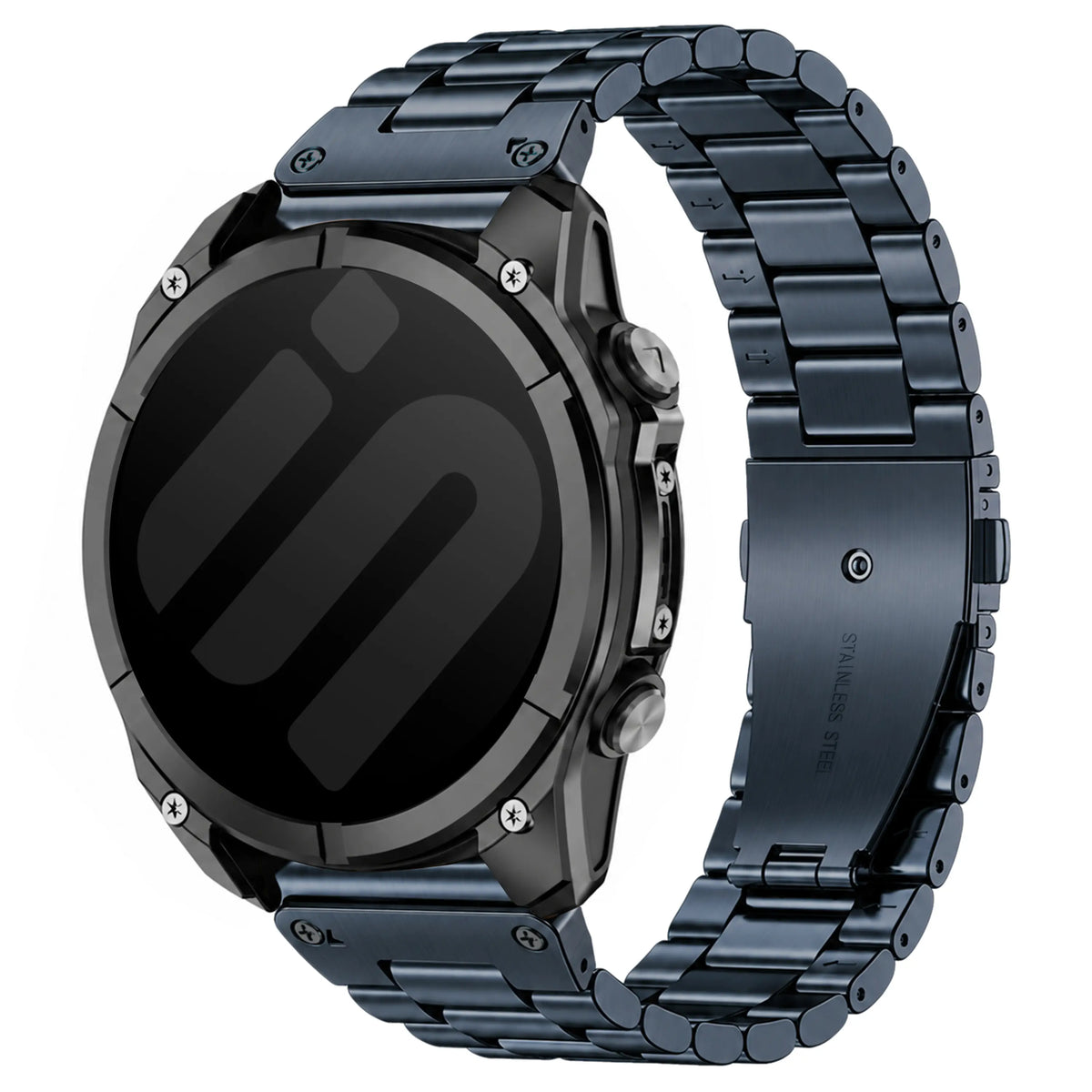 Garmin Approach S72 - 47mm Premium Steel Strap (Dark Grey)