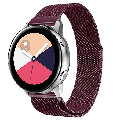 Bracelet milanais Samsung Galaxy Watch Active (violet)