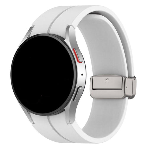 Bracelet sport magnétique Samsung Galaxy Watch 6 - 44mm (blanc)