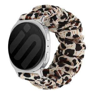 Samsung Galaxy Watch 9 - 40mm Scrunchie Strap (Leopard)