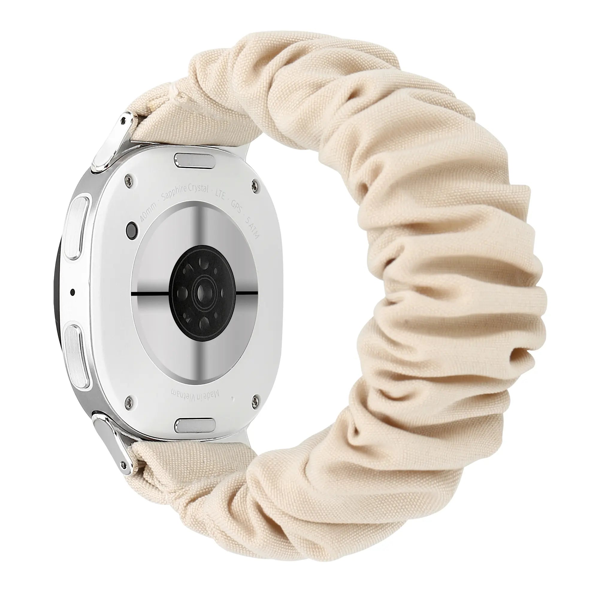 Bracelet élastique Samsung Galaxy Watch 8 - 44mm (lumière stellaire)