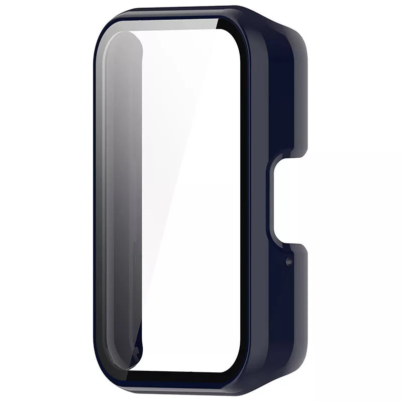 Coque rigide avec verre Samsung Galaxy Fit 3 (bleu foncé)