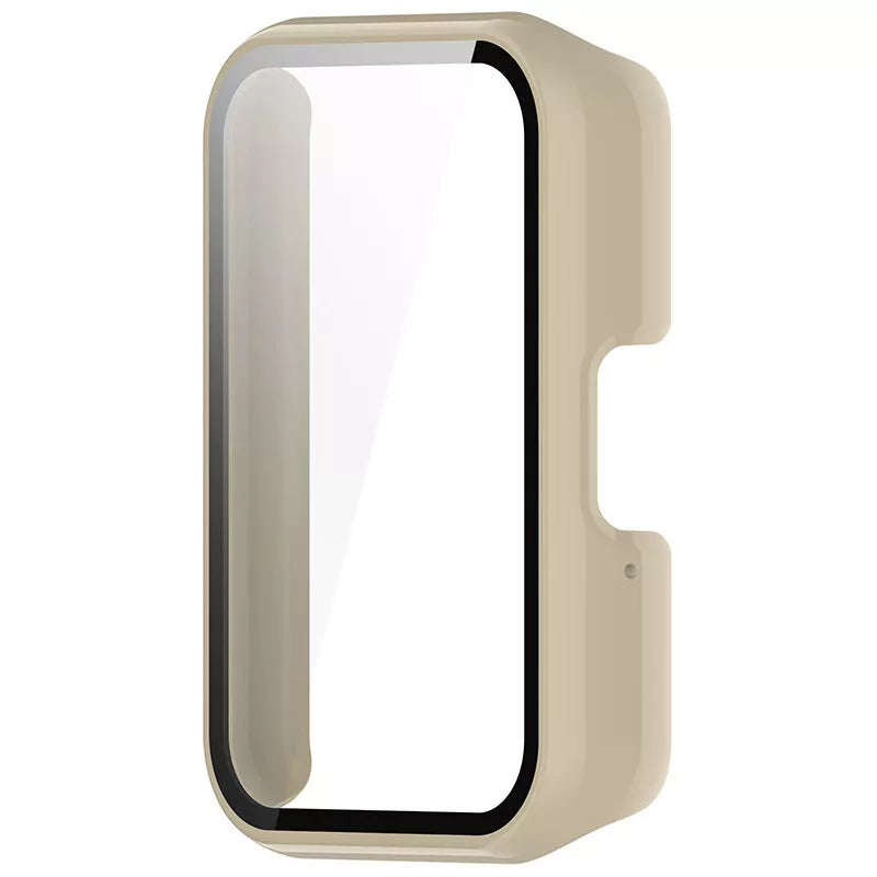 Coque rigide avec verre Samsung Galaxy Fit 3 (beige)
