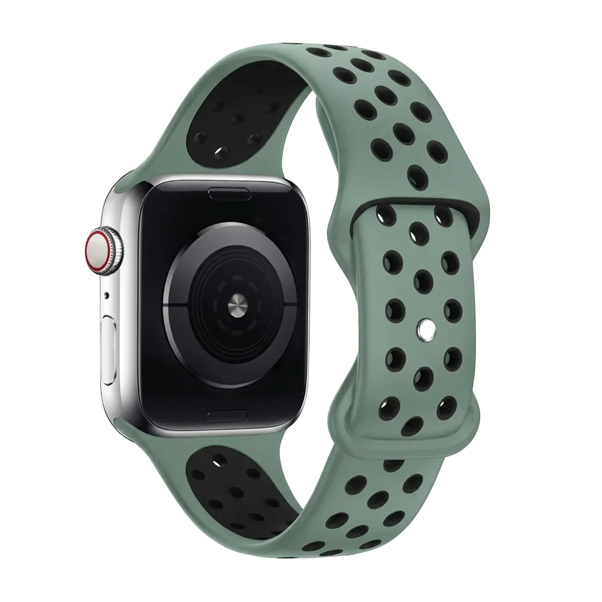 Bracelet sport Apple Watch (cyan/noir)
