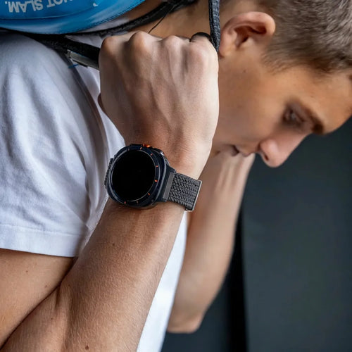 Bracelet tressé Samsung Galaxy Watch Ultra (gris foncé)
