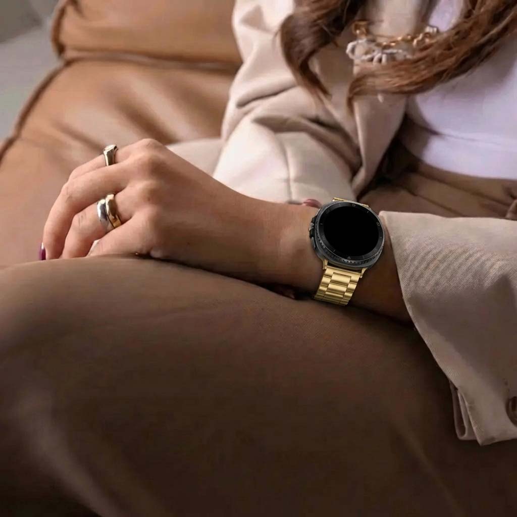 Samsung Galaxy Watch 8 Classic Steel Strap (Gold)