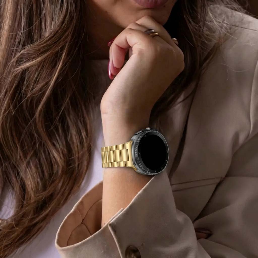 Samsung Galaxy Watch 8 Classic Steel Strap (Gold)