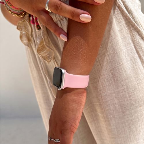 xoxo Wildhearts Apple Watch Silicone Strap (Soft Pink)