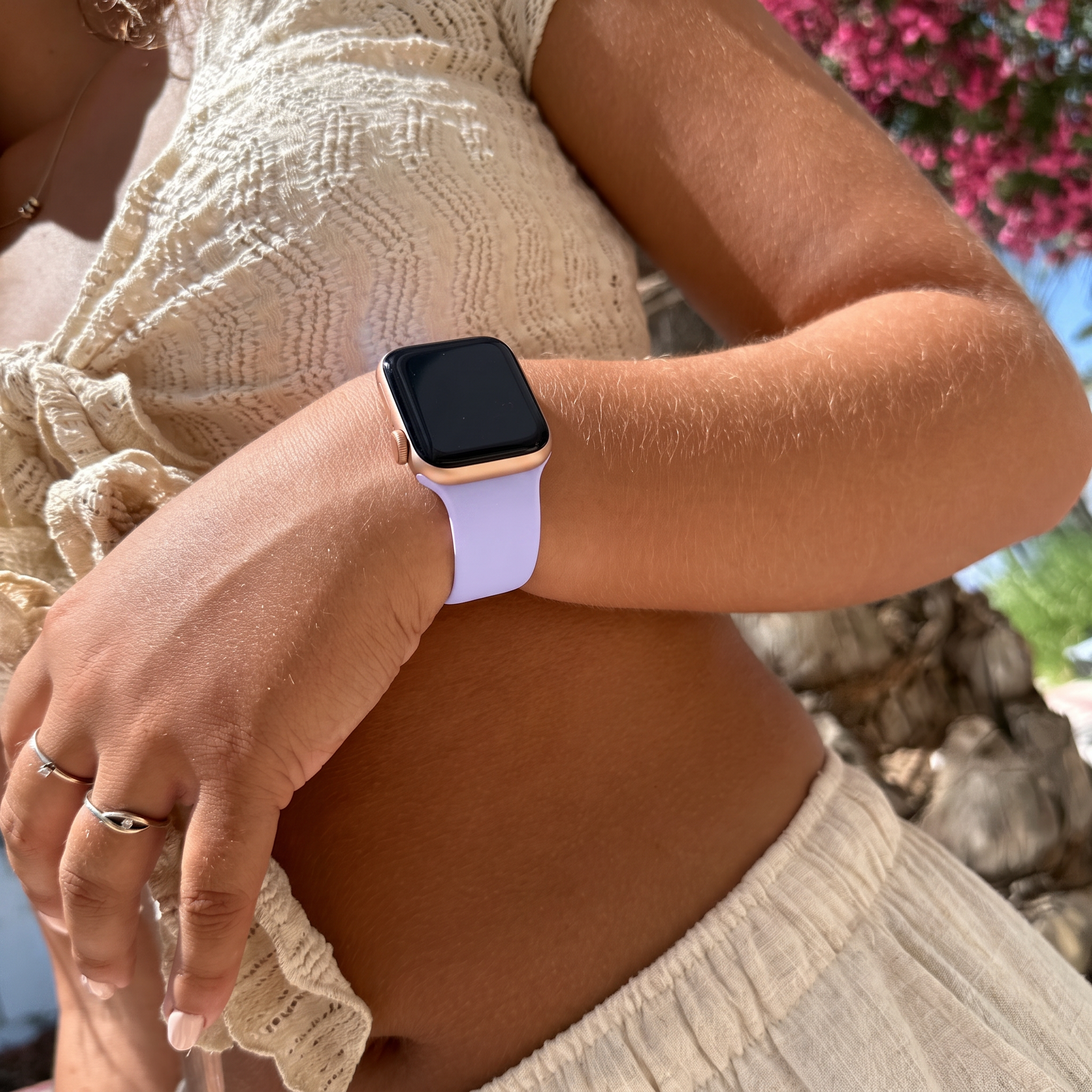 xoxo Wildhearts Apple Watch Silicone Strap (Light Purple)