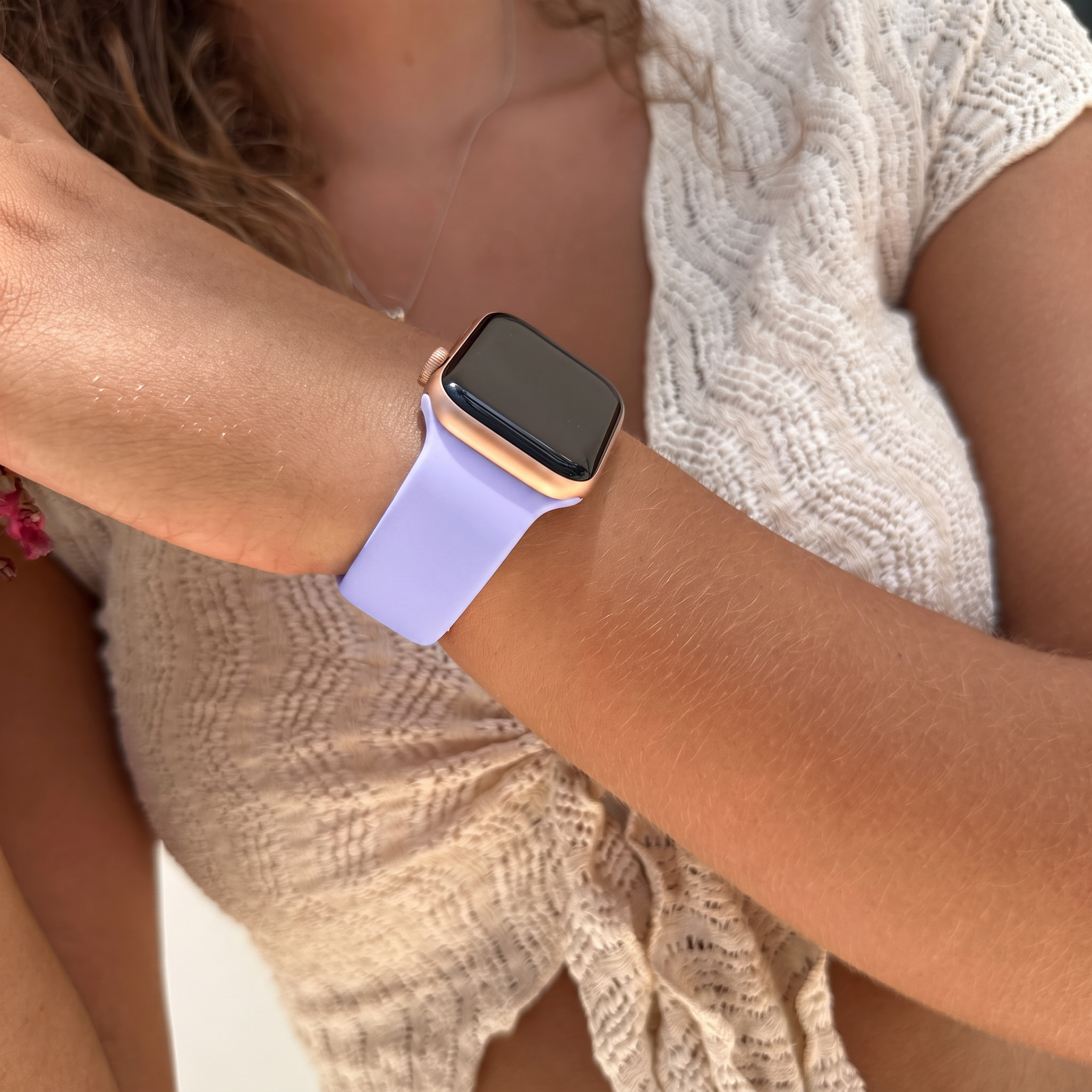 xoxo Wildhearts Apple Watch Silicone Strap (Light Purple)