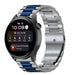 Huawei Watch 3 (Pro) bracelet acier (argent/bleu)