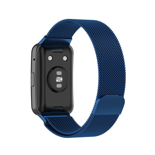 Bracelet Milanais Huawei Watch Fit SE (bleu)