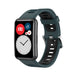Bracelet sport bouclé Huawei Watch Fit SE (vert/noir)