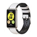 Bracelet hybride cuir Huawei Watch Fit New (blanc)