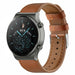Bracelet cuir Huawei Watch GT 2 Pro (serré marron)