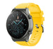 Bracelet silicone Huawei Watch GT 2 Pro (jaune)