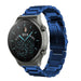 Bracelet acier Huawei Watch GT 2 Pro (bleu)