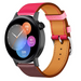 Bracelet cuir Huawei Watch GT 3 42mm (rose/rouge marron)