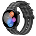 Bracelet nylon boucle Huawei Watch GT 3 42mm (noir/gris)