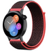 Bracelet nylon Huawei Watch GT 3 42mm (noir/rouge)
