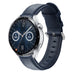 Bracelet cuir Huawei Watch GT 3 46mm (bleu foncé)
