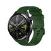 Bracelet silicone luxe Huawei Watch GT 3 46mm (vert armée)