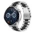 Bracelet acier Huawei Watch GT 3 46mm (argent/noir)