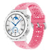 Bracelet silicone à motifs Huawei Watch GT 3 Pro 43mm (rose vif)