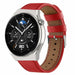 Bracelet cuir Huawei Watch GT 3 Pro 46mm (rouge)