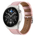 Bracelet cuir Huawei Watch GT 3 Pro 46mm (rose)