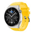 Bracelet silicone Huawei Watch GT 3 Pro 46mm (jaune)