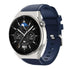Bracelet silicone Huawei Watch GT 3 Pro 46mm (bleu foncé)
