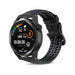 Bracelet silicone/cuir Huawei Watch GT Runner (noir)