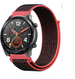 Huawei Watch GT 2 Nylon Strap (Black/Coral)
