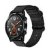 Bracelet nylon boucle Huawei Watch GT 2 (noir)