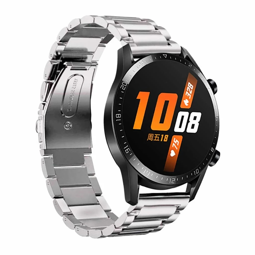 Bracelet acier Huawei Watch GT 2 (argent)