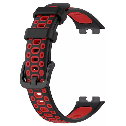 Bracelet sport Huawei Band 10 (noir/rouge)