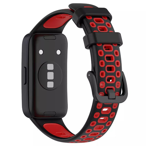 Bracelet sport Huawei Band 10 (noir/rouge)