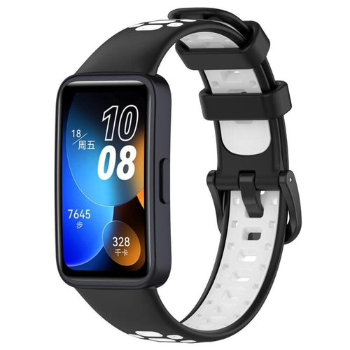 Bracelet sport Huawei Band 10 (noir/blanc)
