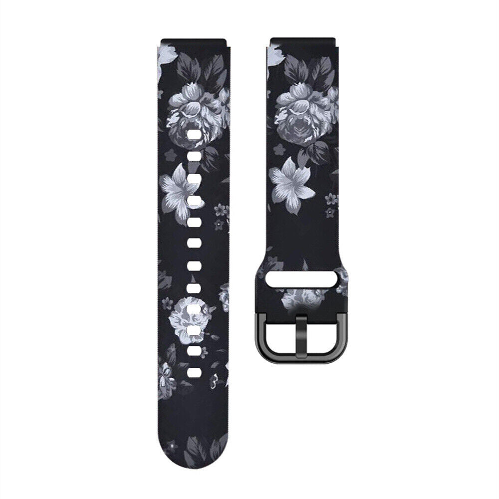 Bracelet gris fleurs ID205L 
