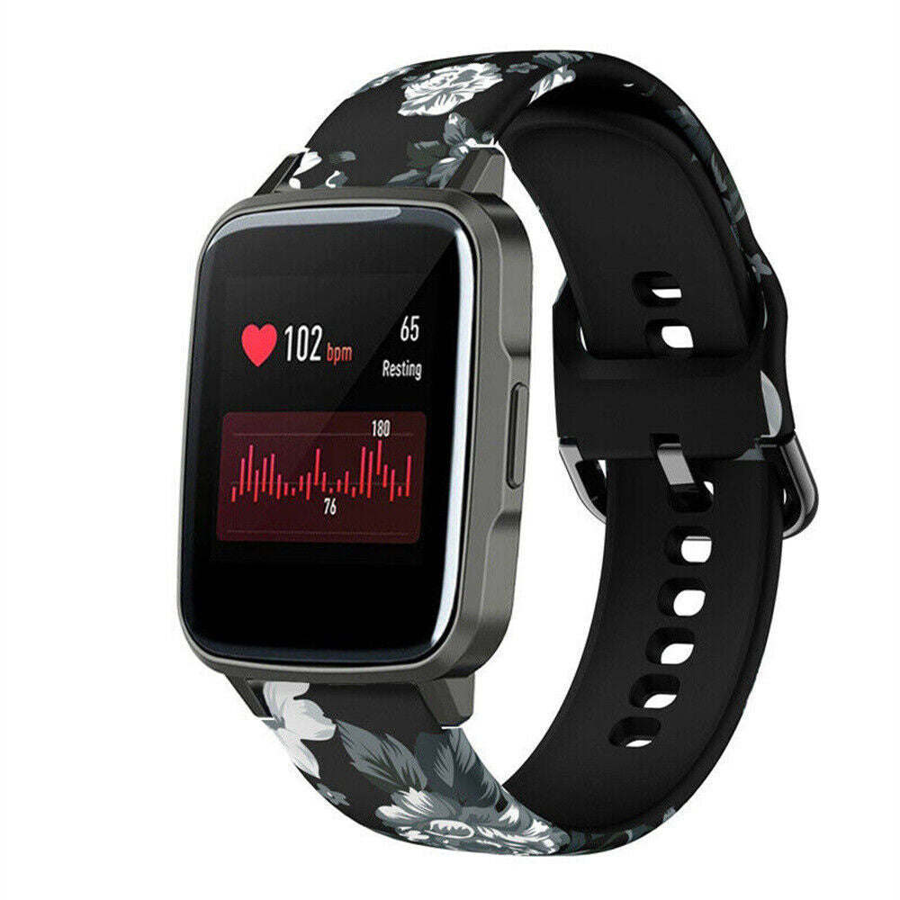 Bracelet gris fleurs ID205L 