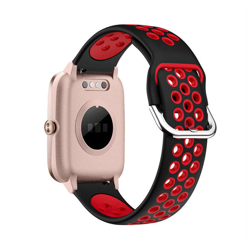 ID205L Sport Strap (Black/Red)