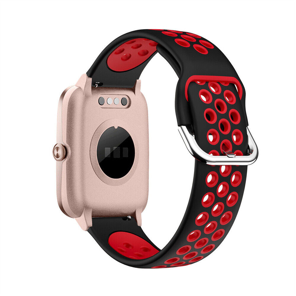 Bracelet sport ID205L (noir/rouge)