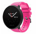 Bracelet silicone twill Polar Ignite 2 (rose vif)
