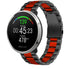 Polar Ignite Steel Strap (Black/Red)