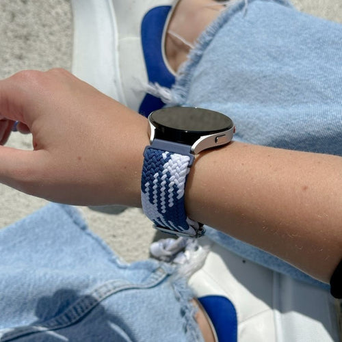 Bracelet tissé réglable Redmi Watch 5 Active (bleu/blanc)