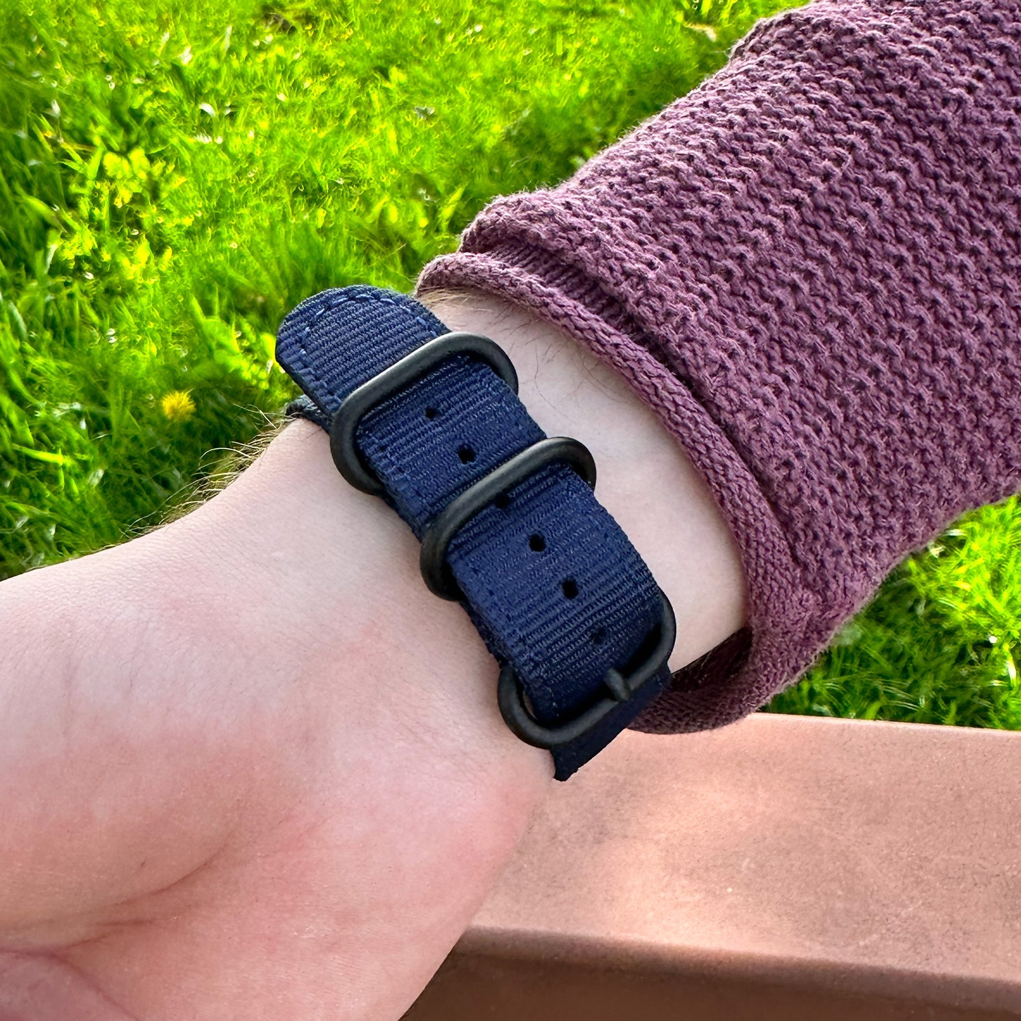 Oppo Watch X Nylon Buckle Strap (Blue)