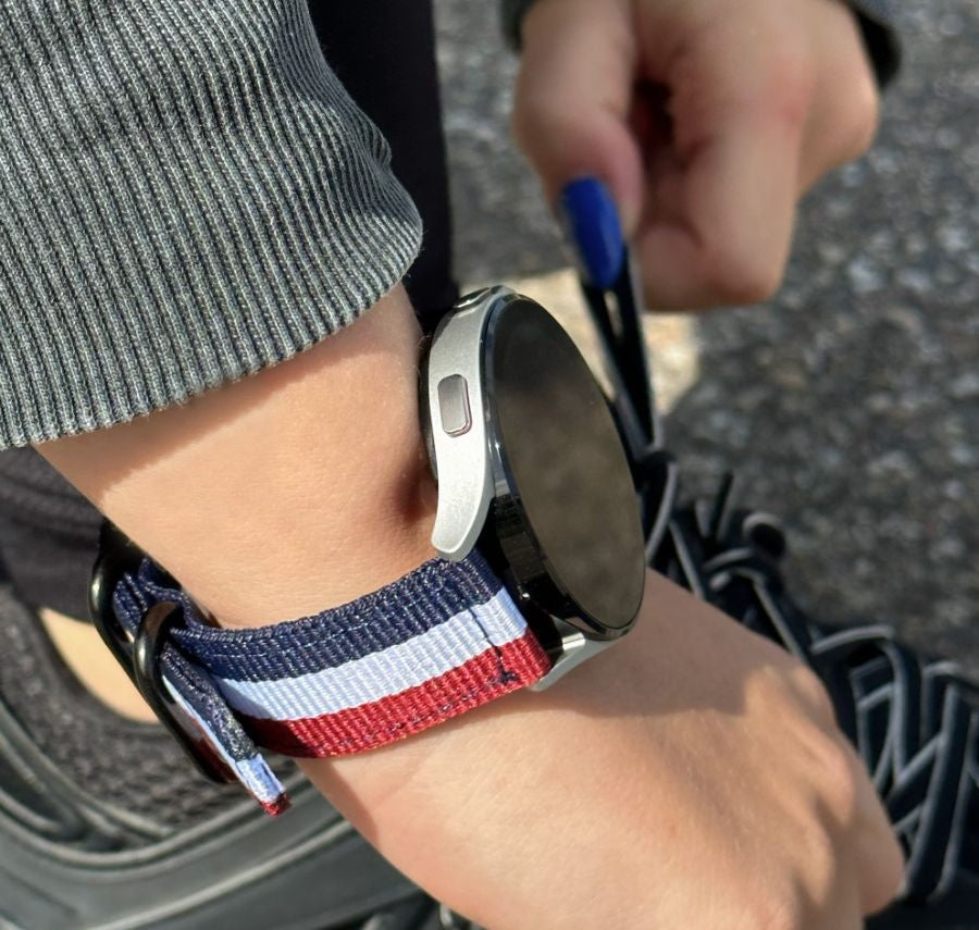 Amazfit GTS 3 Nylon Strap with Buckle (Tricolour)